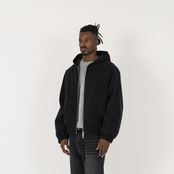 Work Jacket - Black - Destructive