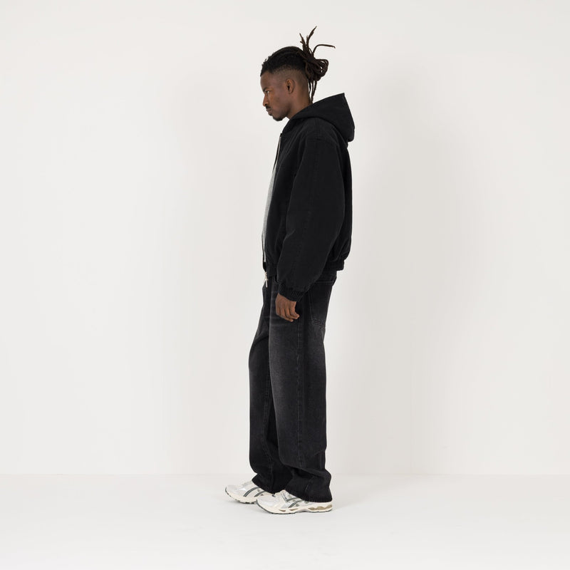 Work Jacket - Black - Destructive