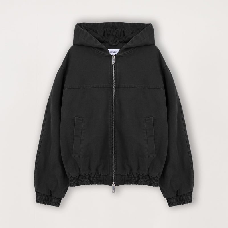 Work Jacket - Black - Destructive