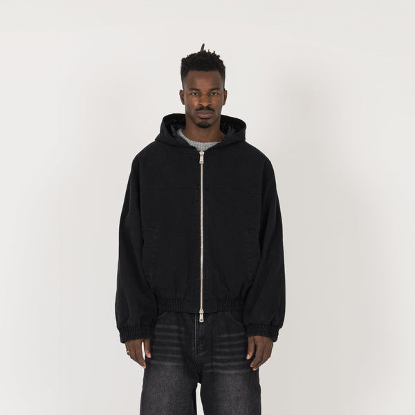 Work Jacket - Black - Destructive