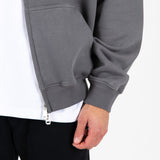 Zip Hoodie - Charcoal - Destructive