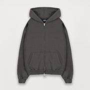 Zip Hoodie - Dark Mocha