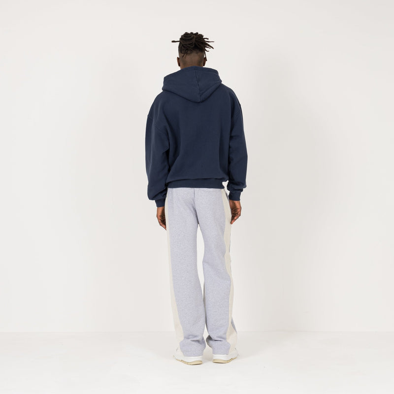 Zip Hoodie - Navy - Destructive