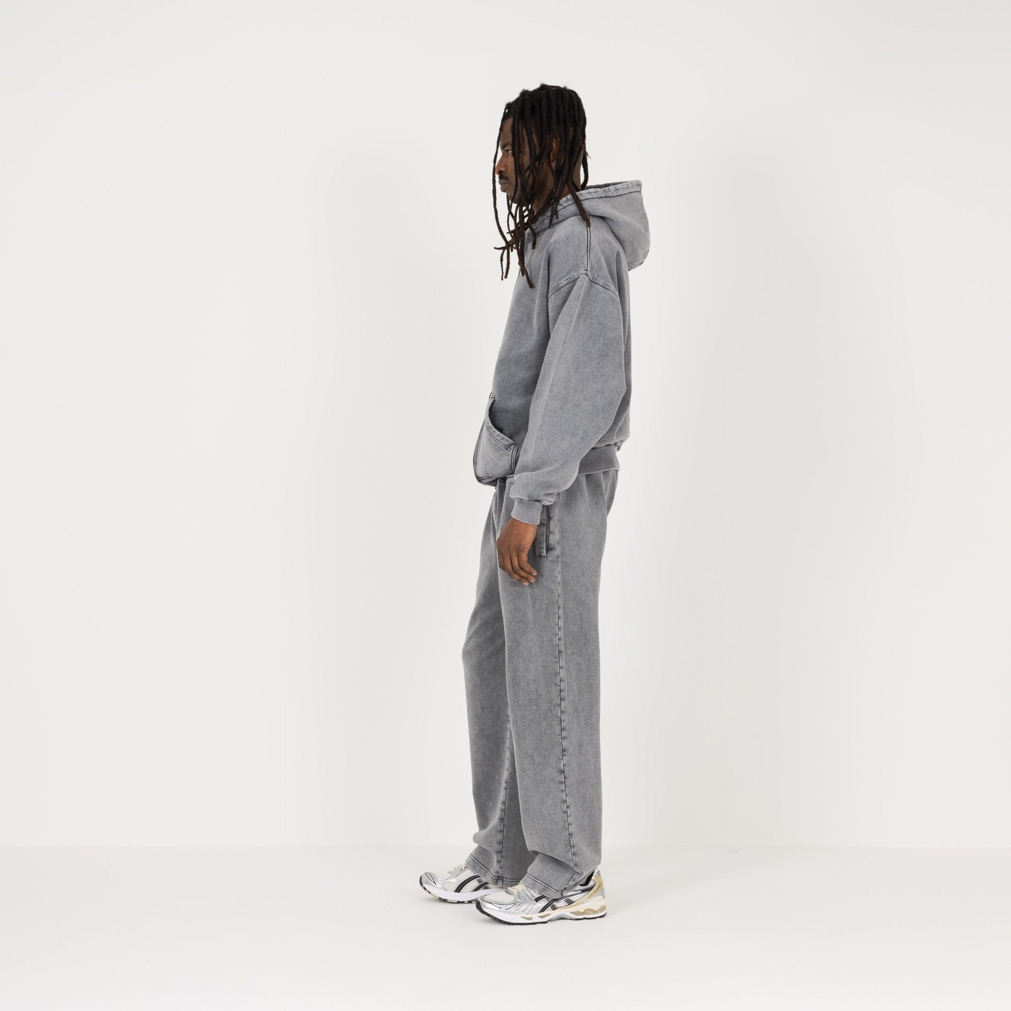 Reconstructed Sweatshirts Zip Hoodie