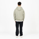 Zip Hoodie - Vintage Olive - Destructive