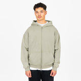 Zip Hoodie - Vintage Olive - Destructive