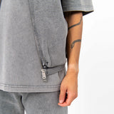 Zip Vest - Vintage Grey - Destructive