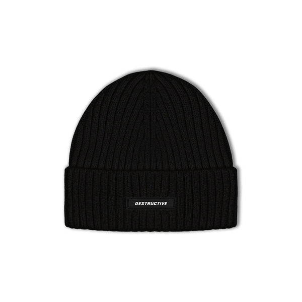 Beanie - Black Accessory Destructive