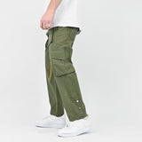 Snap Cargo Pants - Olive cargo pant Destructive