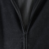Zip Hoodie - Washed Black hoodie Destructive