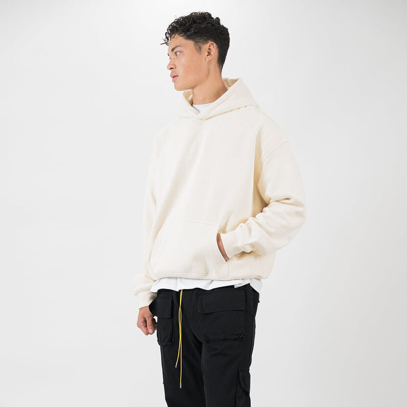 Hoodie - Off White hoodie Destructive