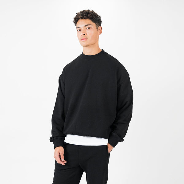 Sweatshirt - Black sweatshirt Destructive