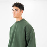 Sweatshirt - Racing Green sweatshirt Destructive