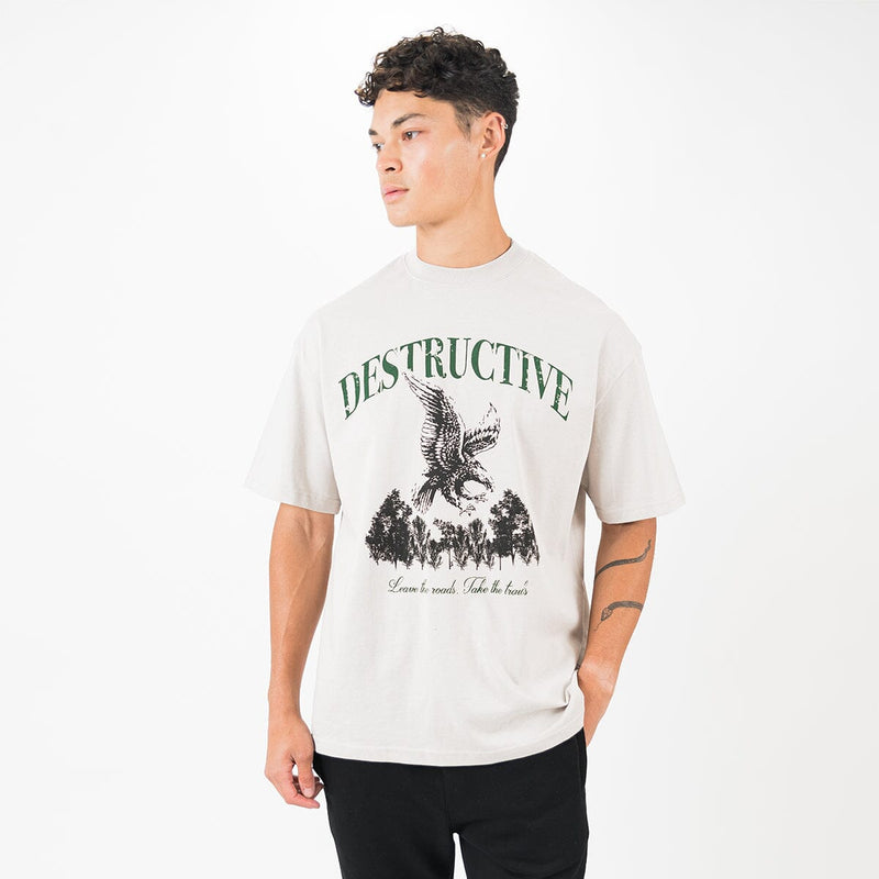 Take The Trails T-Shirt - Sandstone t-shirt Destructive
