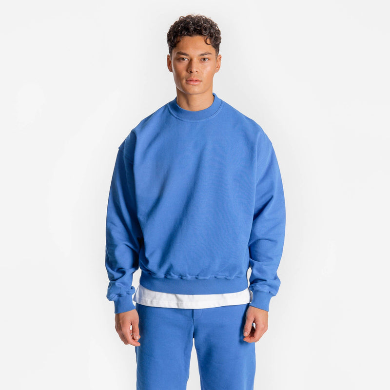Sweatshirt - Cobalt Blue sweatshirt Destructive