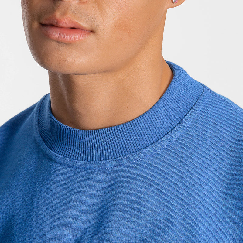 Sweatshirt - Cobalt Blue sweatshirt Destructive