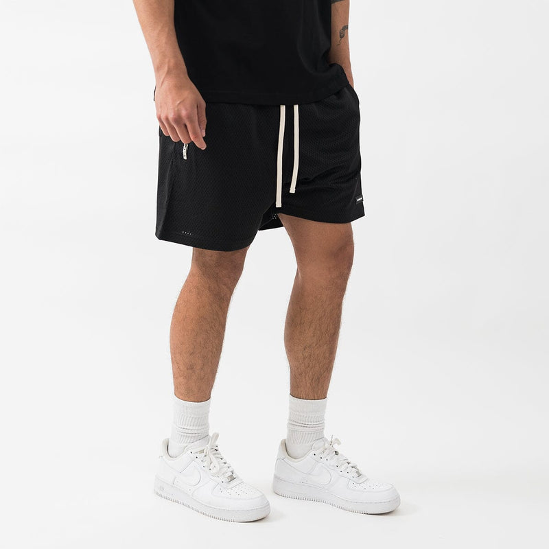 Logo Mesh Short - Black short Destructive