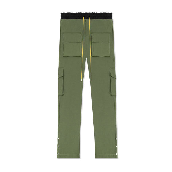 Snap Cargo Pants - Olive cargo pant Destructive