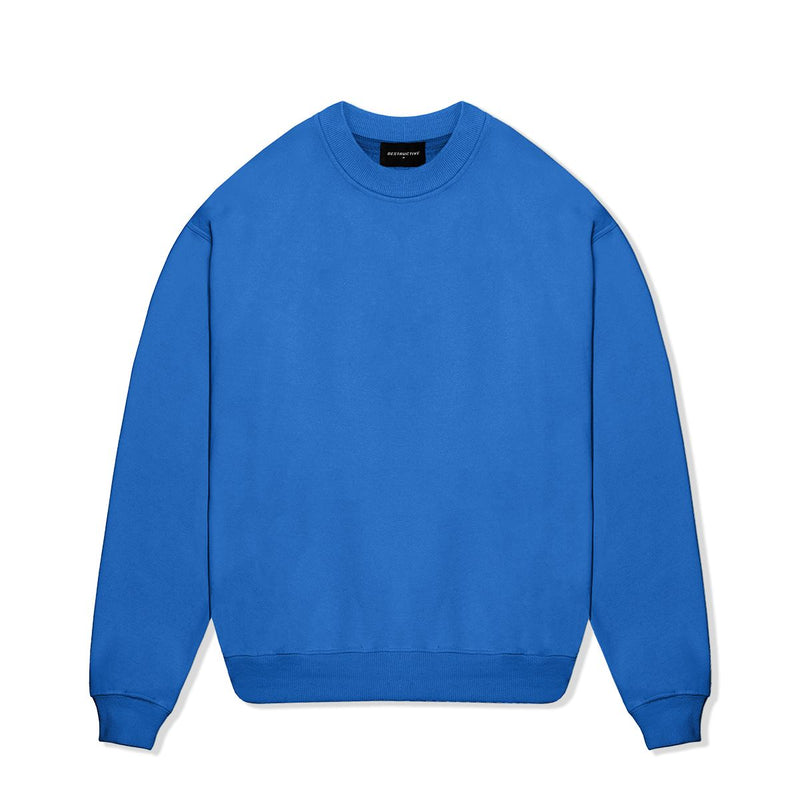 Royal Blue sweatshirt Destructive