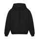 Zip Hoodie - Washed Black hoodie Destructive